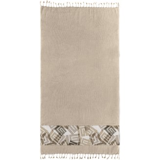 Πετσέτα Θαλάσσης Παρεό Pestemal 90x170 Guy Laroche 22 Beige