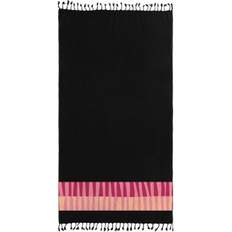Πετσέτα Θαλάσσης Παρεό Pestemal 90x170 Guy Laroche 23 Black