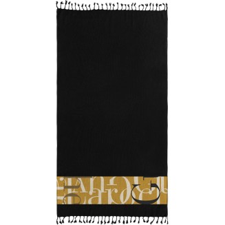 Πετσέτα Θαλάσσης Παρεό Pestemal 90x170 Guy Laroche 25 Black