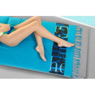 Πετσέτα Θαλάσσης Παρεό Pestemal 90x170 Guy Laroche 25 Turquoise
