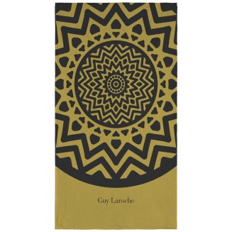 Πετσέτα Θαλάσσης  100x175 Guy Laroche Velour Printed 2101 Olive