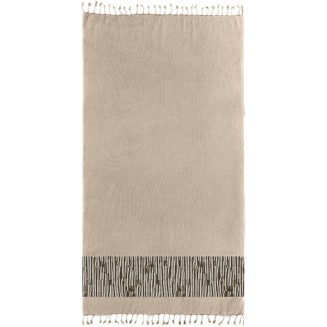 Πετσέτα Θαλάσσης Παρεό Pestemal 90x170 Guy Laroche 8 BEIGE