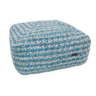 Πουφ Tonical Blue Boho 50x50x25 Guy Laroche