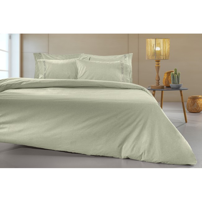 Σεντόνι Color Plus Khaki