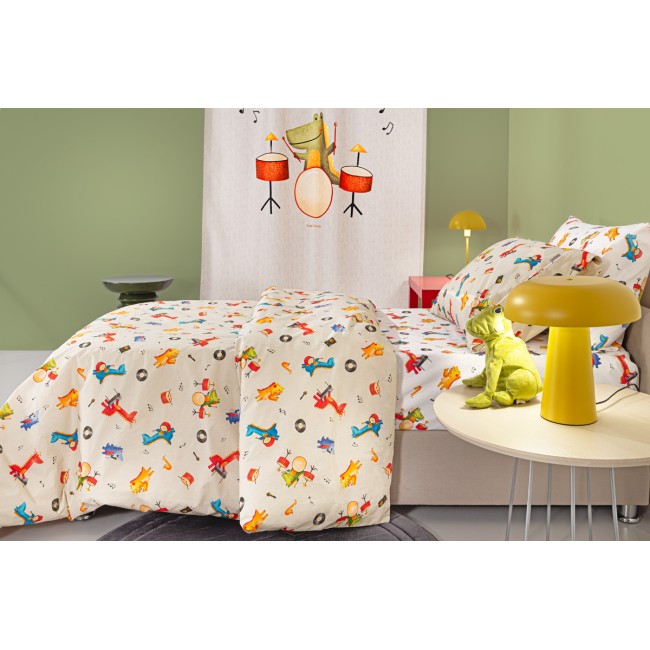 Σετ 3τμχ Παιδικά Σεντόνια Band Natural