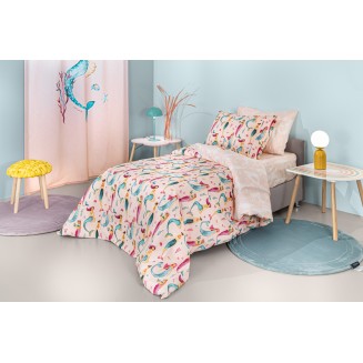 Σεντόνια Σετ Παιδικά 165x250 Guy Laroche Merida Salmon