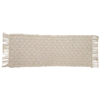 Χαλί  Macrame Κόμβος 60x140 Natural