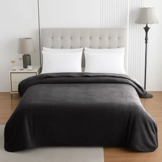 Κουβέρτα Le Blanc Βελουτέ 550gr Μονή 160x220