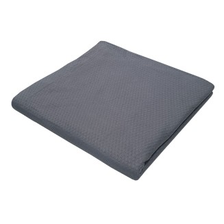 Κουβέρτα Πικέ Μονή 170x260 Le Blanc Sanforized Grey