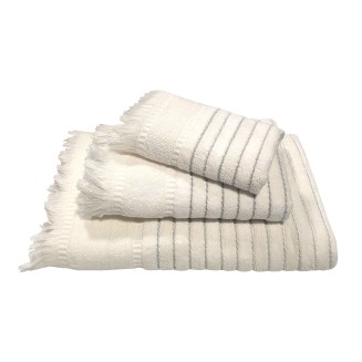 Πετσέτα Μπάνιου 70x140 Le Blanc Πεννιέ Ζακάρ 550gr Paros White