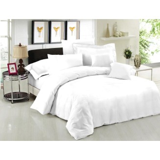 Σεντόνι Μεμονωμένο Υπέρδιπλο Με Λάστιχο 160x200+35 Le Blanc Μονόχρωμο White