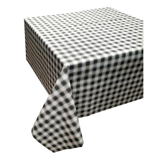 Τραπεζομάντηλο 140x220 Κόμβος Καρό Design-1 Grey