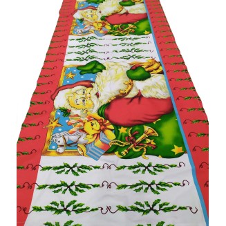Τραβέρσα Runner Χριστουγεννιάτικο 45x150 Κόμβος Santa Claus