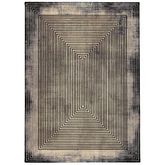 Χαλί Art 9290 Anthracite-Cream Σετ Κρεβατοκάμαρας 2(70X150)+1(70X220) Kouliscarpets