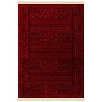 Σετ Κρεβατοκάμαρας 3Τεμ. KoulisCarpets Afghan 7732a Red