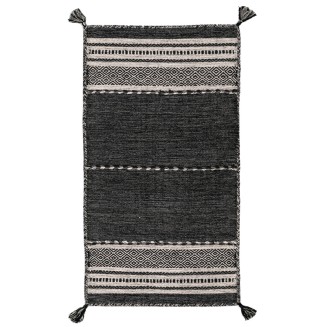 Πατάκι Βαμβακερό 070x140 Kouliscarpets Mykonos Grey
