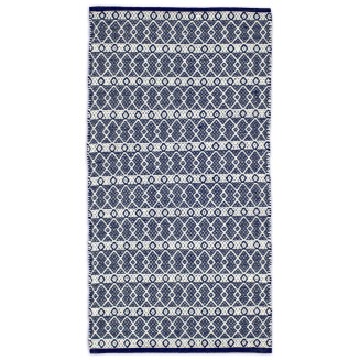 Πατάκι Βαμβακερό 070x140 Kouliscarpets Santorini Blue