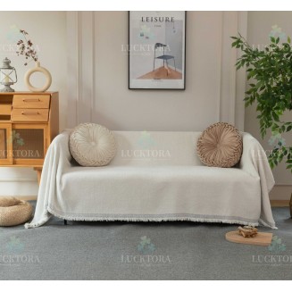 Ριχτάρι 180x180CM Lucktora Chenille C2 8 Ζαχαρι