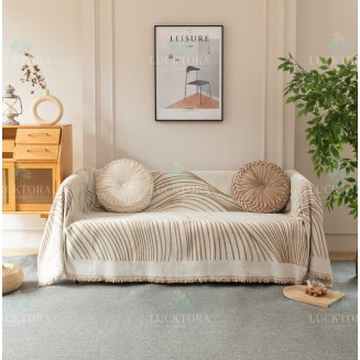 Ριχτάρι 180x280CM Lucktora Chenille C3 1 Μπεζ