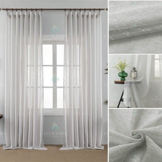 Κουρτίνα Με Τρέσσα  270x290cm Lucktora 6023-44 Μπέζ-Γκρί