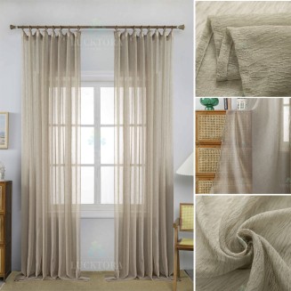 Κουρτίνα Με Τρέσσα 270X295CM Lucktora 6037 17 Καφέ