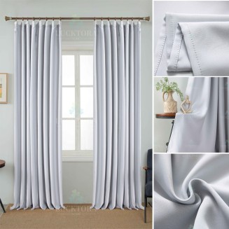 Κουρτίνα Με Τρέσσα 270x275CM Lucktora 6038 12 Γκρί