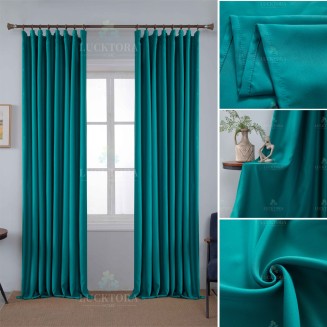 Κουρτίνα Με Τρέσσα 270x275CM Lucktora 6038 5 Πράσινο