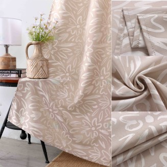 Κουρτίνα Με Τρέσσα 270x280CΜ Lucktora 6043 1 Μπέζ