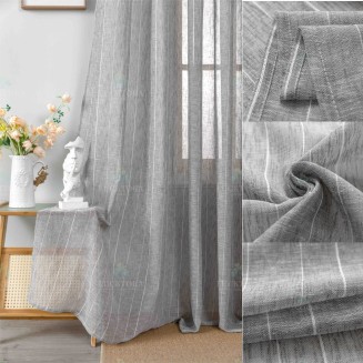 Κουρτίνα Με Τρέσσα 270x290CΜ Lucktora 6044 11 Γκρί