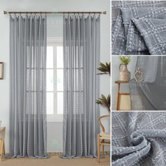 Κουρτίνα Με Τρέσσα 270x280CΜ Lucktora 6780 11 Γκρί