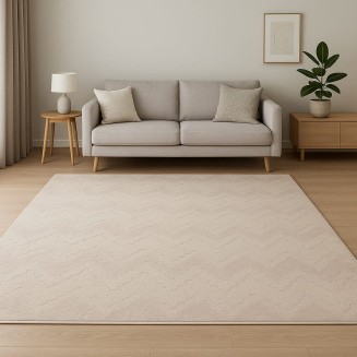 Χαλί Ύφανση Ζακάρ με Κυματιστό Σχέδιο - 160X230CM -11 Lucktora