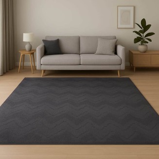 Χαλί Ύφανση Ζακάρ με Κυματιστό Σχέδιο - 160X230CM -12 Lucktora