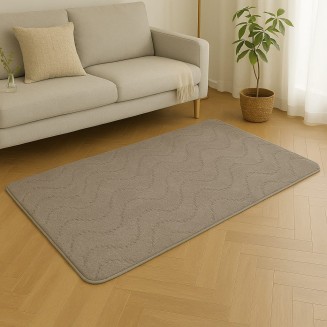 Πατάκι Ύφανση Ζακάρ με Κυματιστό Σχέδιο - 80X150CM -9 Lucktora