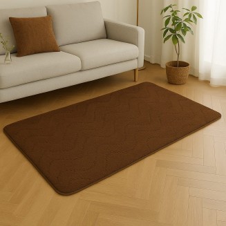 Πατάκι Ύφανση Ζακάρ με Κυματιστό Σχέδιο - 80X180CM -10 Lucktora