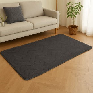 Πατάκι Ύφανση Ζακάρ με Κυματιστό Σχέδιο - 80X180CM -7 Lucktora