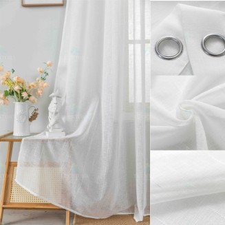 Κουρτίνα Με Κρίκους 270X290CM Lucktora A6044 12 Λευκό