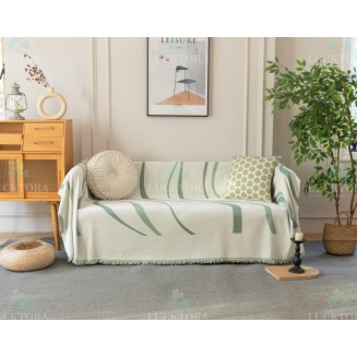 Ριχτάρι 180x180CM Lucktora Chenille C8 5 Πρασινο