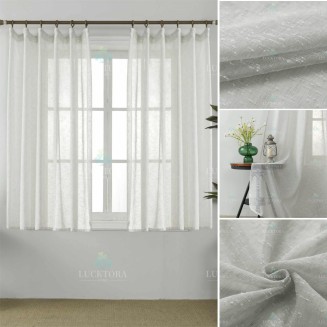 Κουρτίνα Με Τρέσσα  200x150cm Lucktora K6023-4 Μπέζ-Γκρί