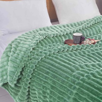 Κουβέρτα Fleece-Ριγέ -2 160X220CM Lucktora