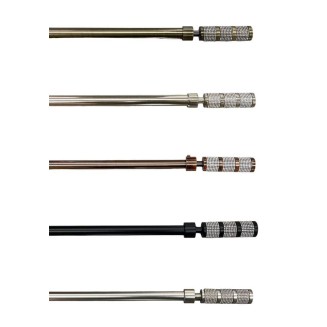 Κουρτινόξυλο Φ19Mm Μονό 160-310Cm - Scsz Ασημι Ματ Πτυσσόμενο Lucktora