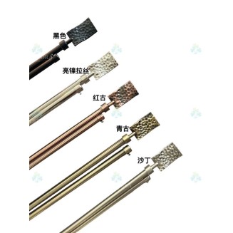 Κουρτινόξυλο Φ19Mm Δυπλό 160-310Cm - Sdtp Ασημι Ματ Πτυσσόμενο Lucktora