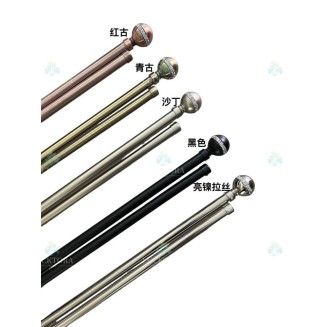 Κουρτινόξυλο Φ28Mm Δυπλό 120-210Cm - Yqsz Ασημι Ματ Πτυσσόμενο Lucktora Κουρτινόξυλο Φ28Mm Δυπλό 120-210Cm - Yqsz Ασημι Ματ Πτυσσόμενο Lucktora