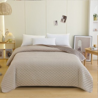 Κουβερλί Γίγας 260x240 Melinen Renzo Ecru/Grey
