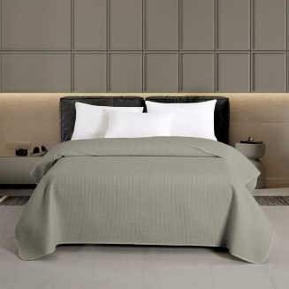 Κουβερλί Υπέρδιπλο 220x240 Melinen Zara Grey