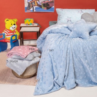 Κουβέρτα Mονή 160x220 Melinen Starito Pink