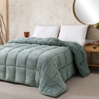 Κουβερτοπάπλωμα Υπέρδιπλο 220x240 Melinen Shelby Aqua
