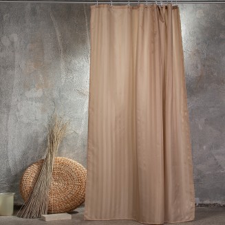 Κουρτίνα Μπάνιου 180x180 Melinen Jacquard Beige