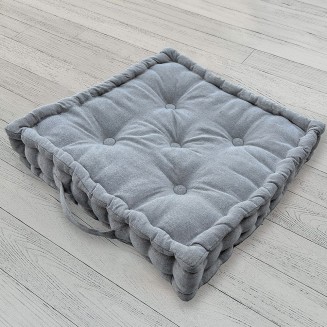 Μαξιλάρι Δαπέδου 45x45x10 Melinen Hart Light Grey Μαξιλάρι Δαπέδου 45x45x10 Melinen Hart Light Grey