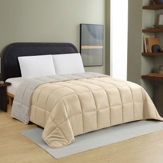 Πάπλωμα Μονό 160x220 Melinen Brooklyn Beige-Silver