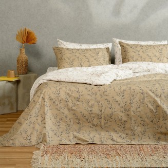 Παπλωματοθήκη Μονή 165x245 Melinen Ultra Line Armel Mocca